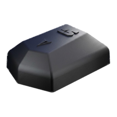 SkyNav GNSS Module in its housing, the positioning item in the Evaluation Kit, three-quarter view